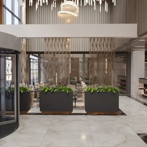 Resepsiyon ve kafe — Ramada Encore by Wyndham Diyarbakır