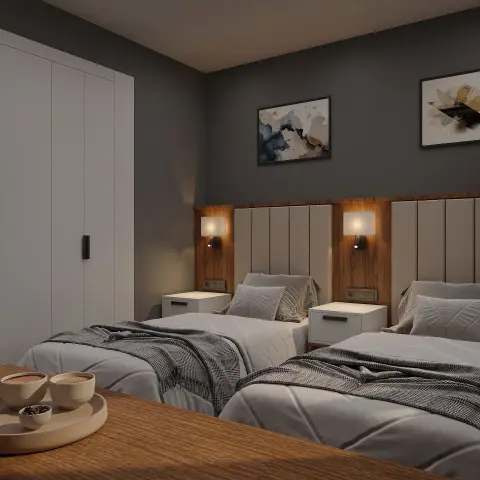 Çift kişilik yatak — Ramada Encore by Wyndham Diyarbakır